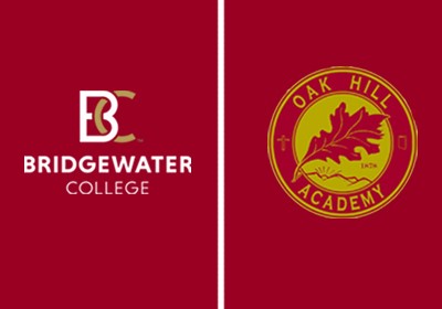 Logos from Bridgewater College and Oak Hill Academy