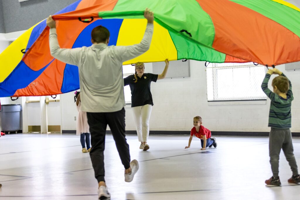 Preschool PE class