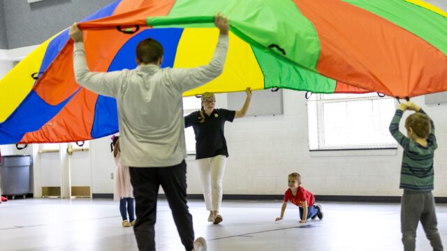 Preschool PE class