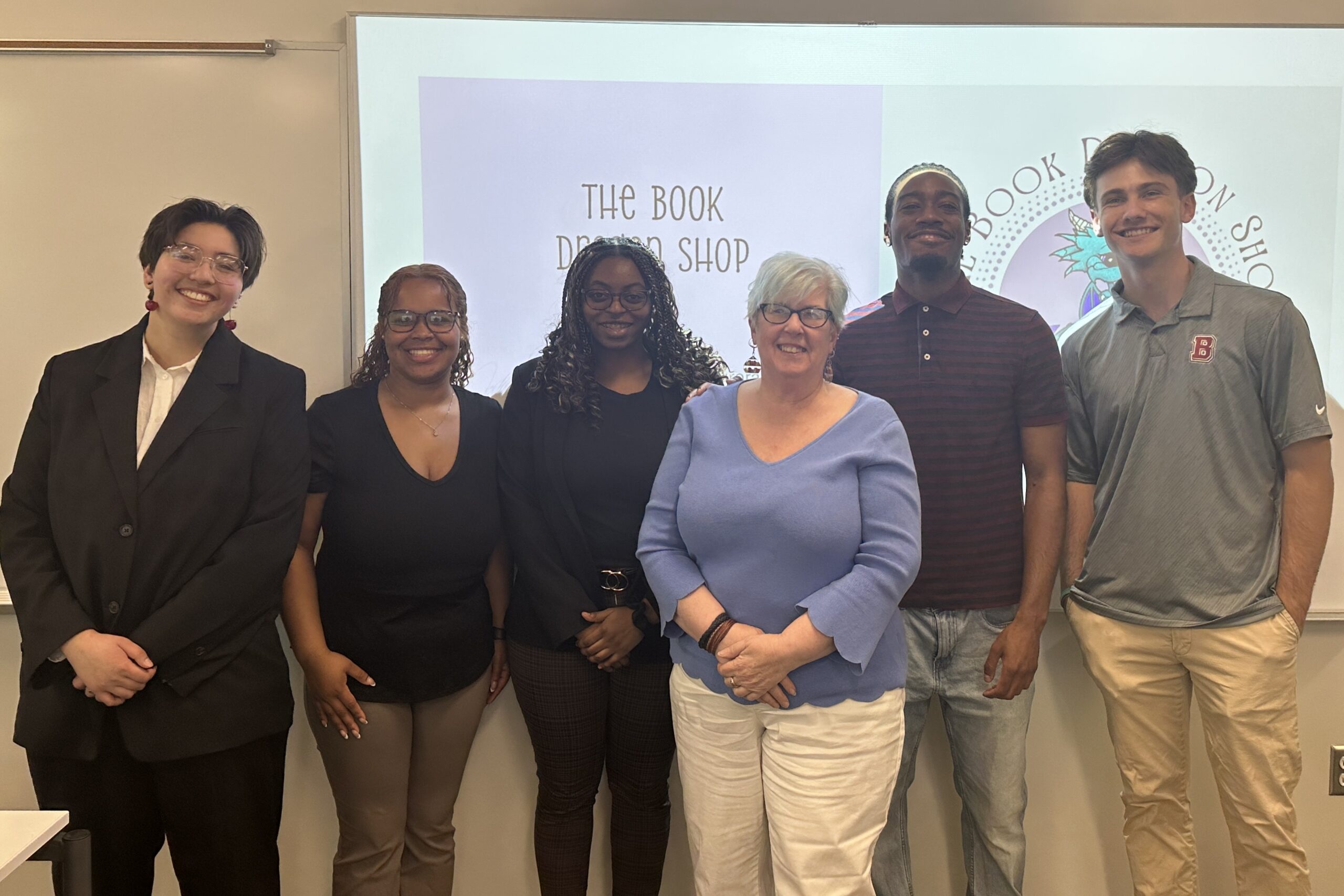 Business student presentation