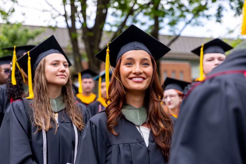 Students at Bridgewater College Commencement 2025