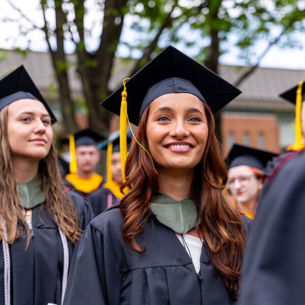 Students at Bridgewater College Commencement 2025