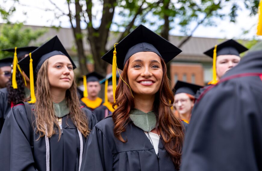 Students at Bridgewater College Commencement 2025