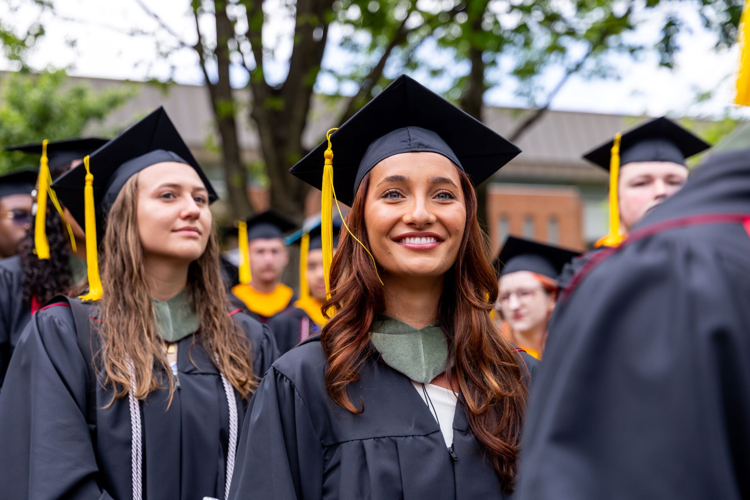 Students at Bridgewater College Commencement 2025