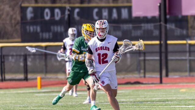 Ryan Lynn '26 playing lacrosse