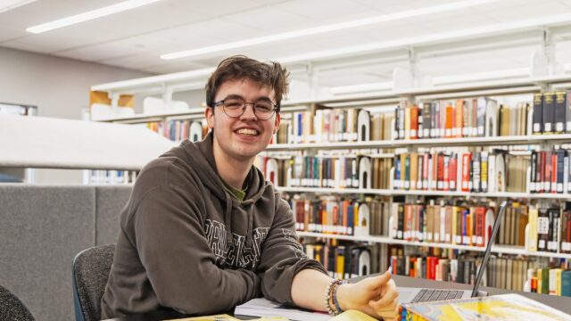 Tony Lucy with Parcheesi game