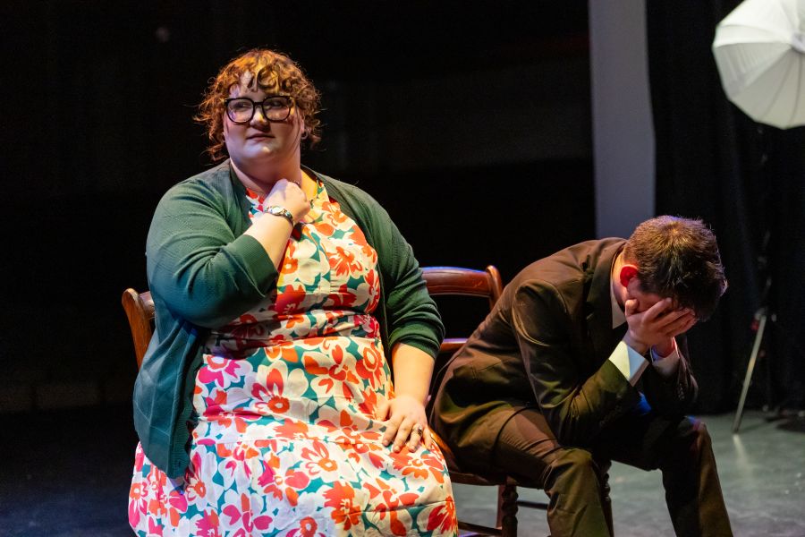 Actors in the spring theatre production