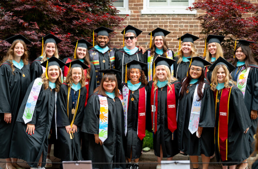 Bridgewater College students at Commencement 2026